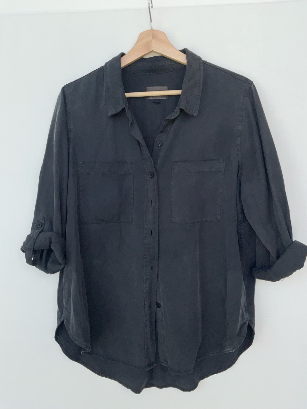 Universal Thread Charcoal Gray Button-Down Shirt